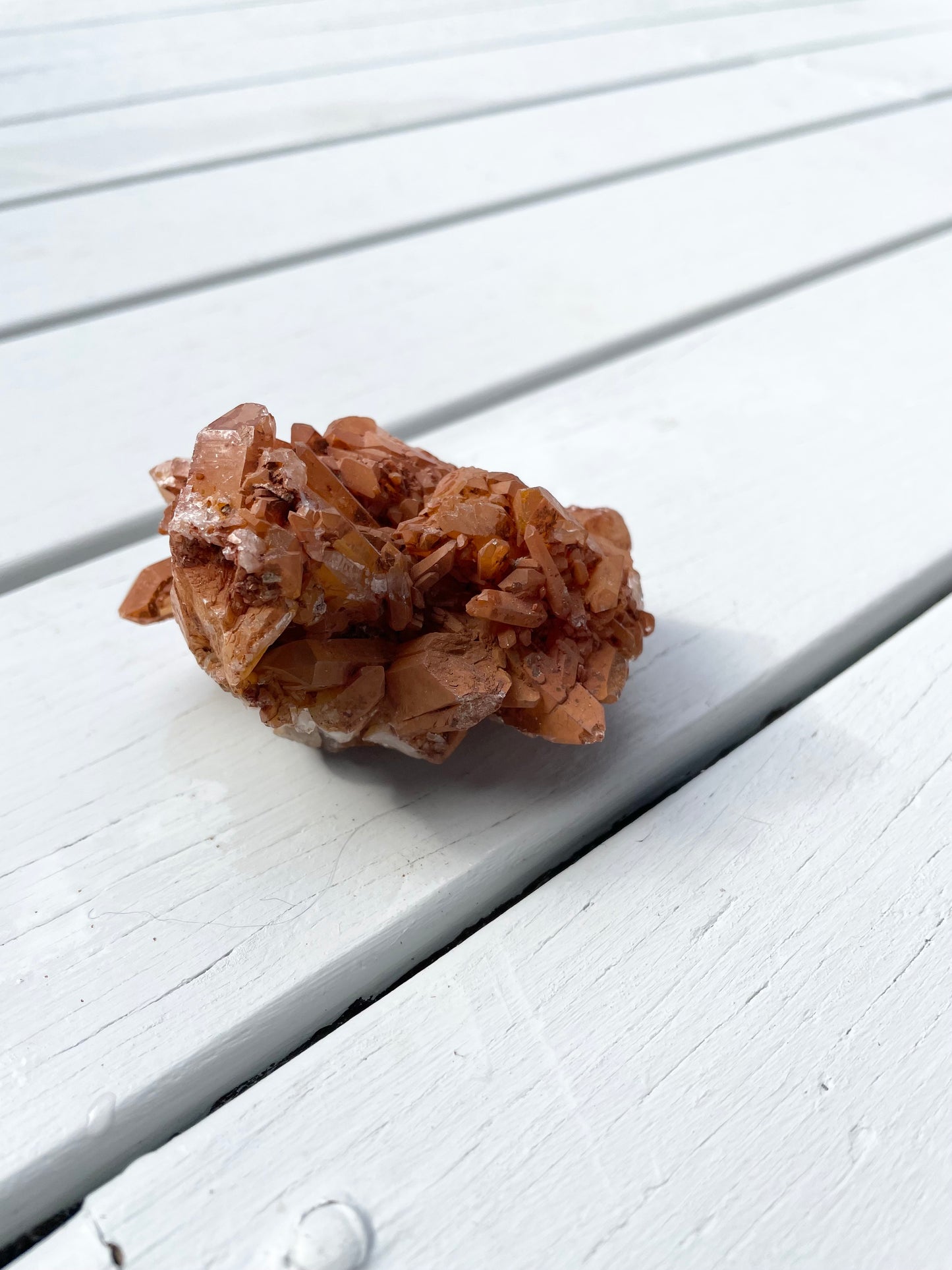 Tangerine Quartz Cluster