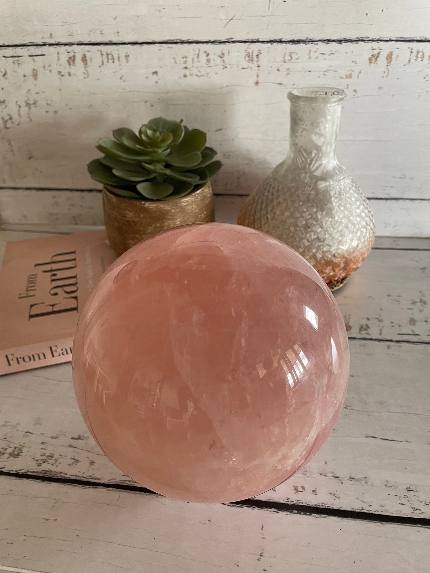 Rose Quartz Sphere ~ 4.8kgs