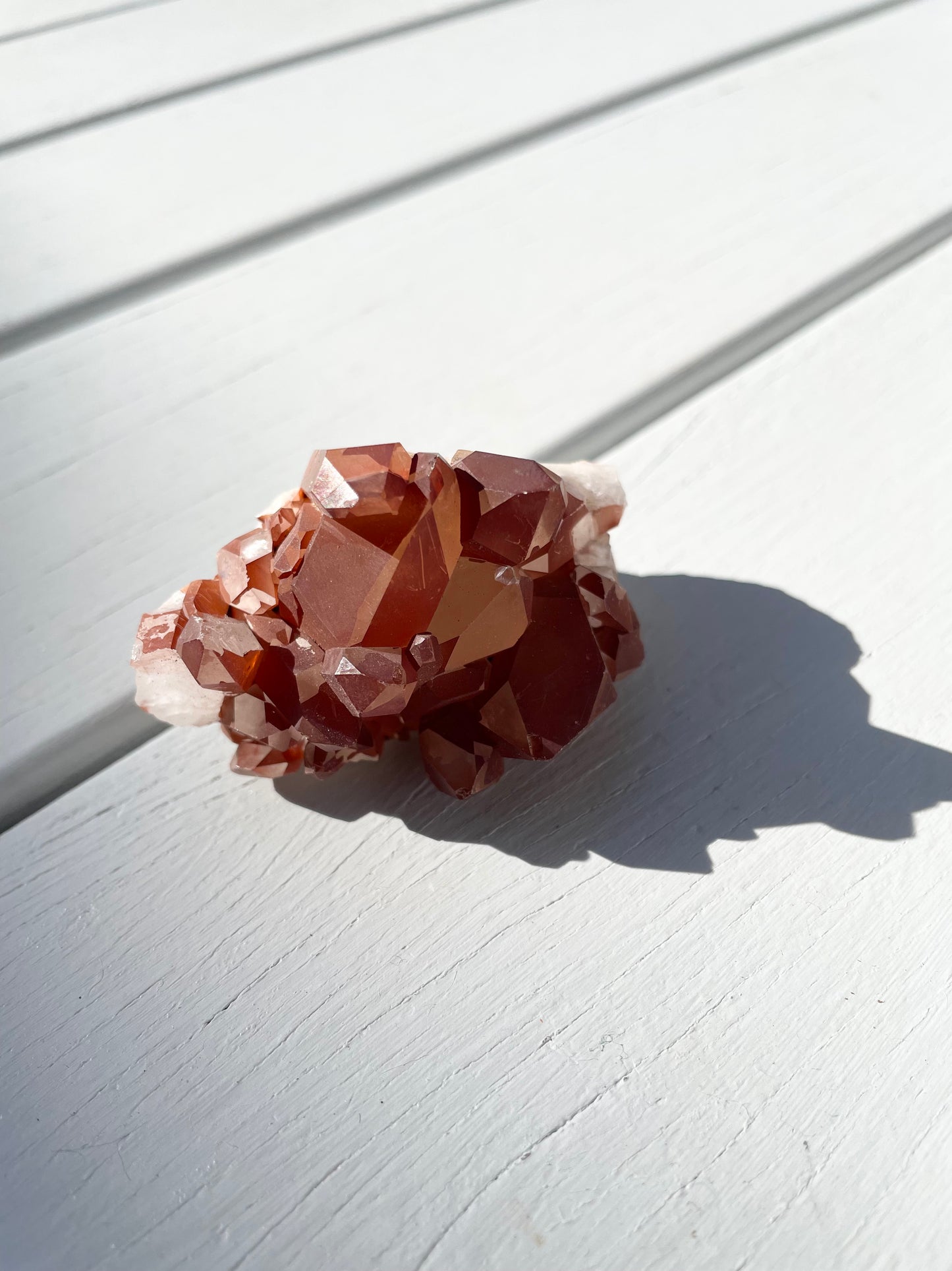 Tangerine Quartz Cluster