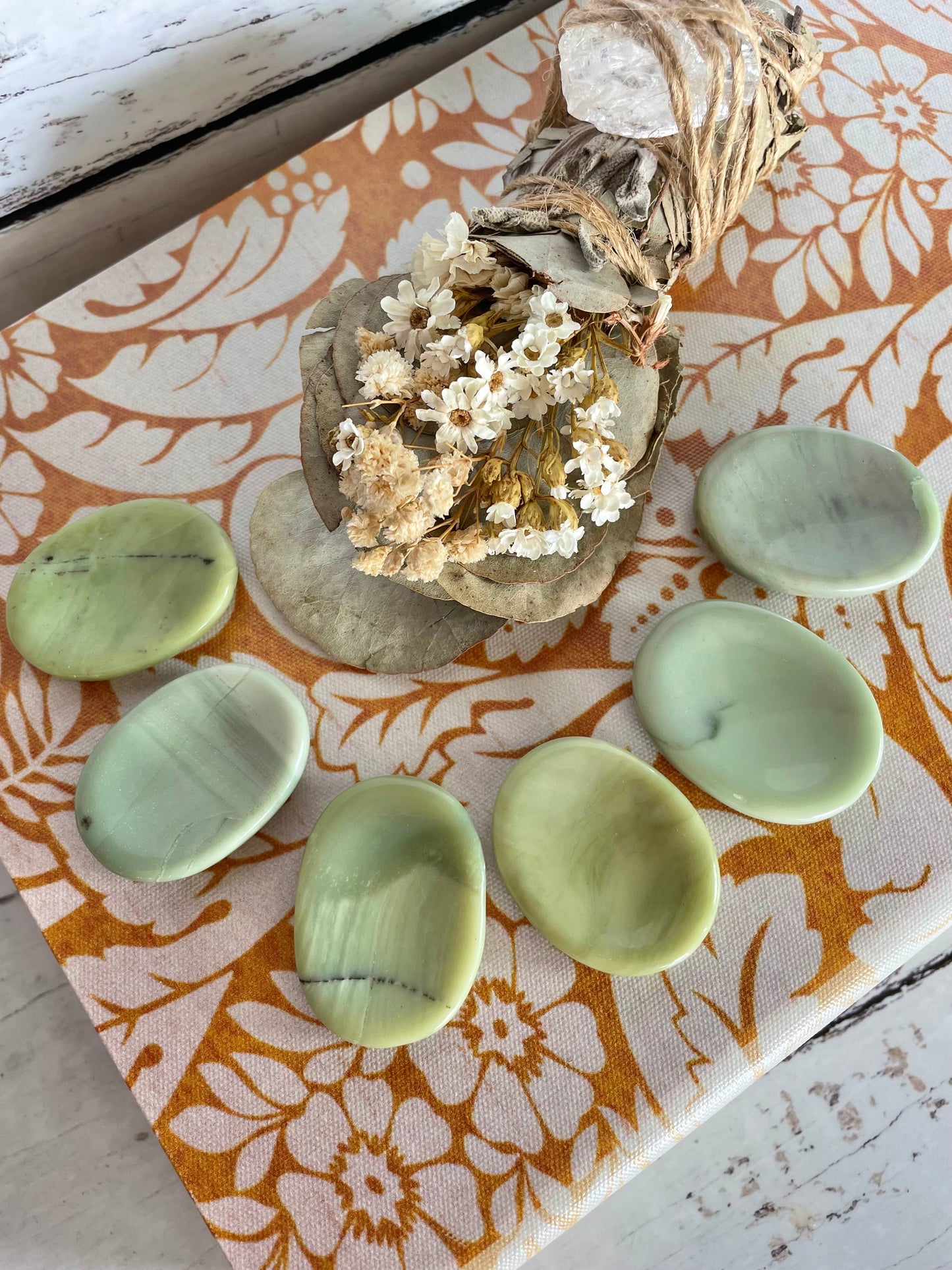 Serpentine Thumb/Worry Stone ~ intuitively chosen