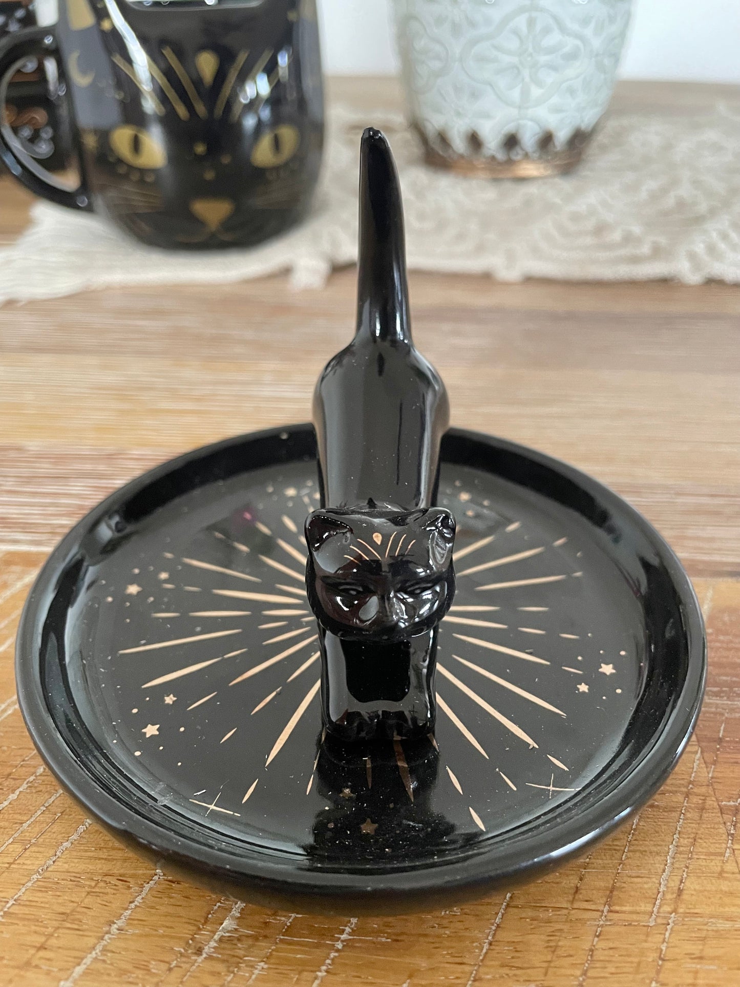 Black Cat Magick Trinket Dish