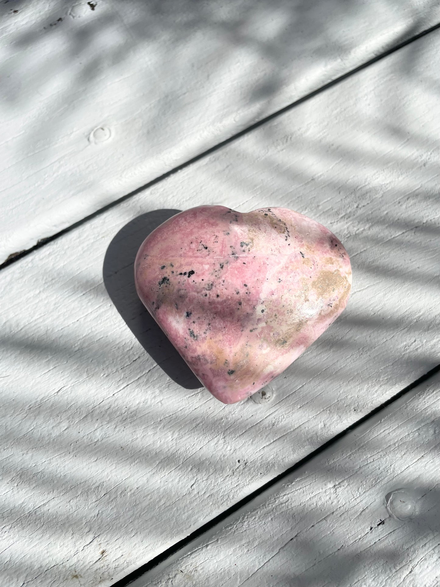Rhodonite Heart - Peru