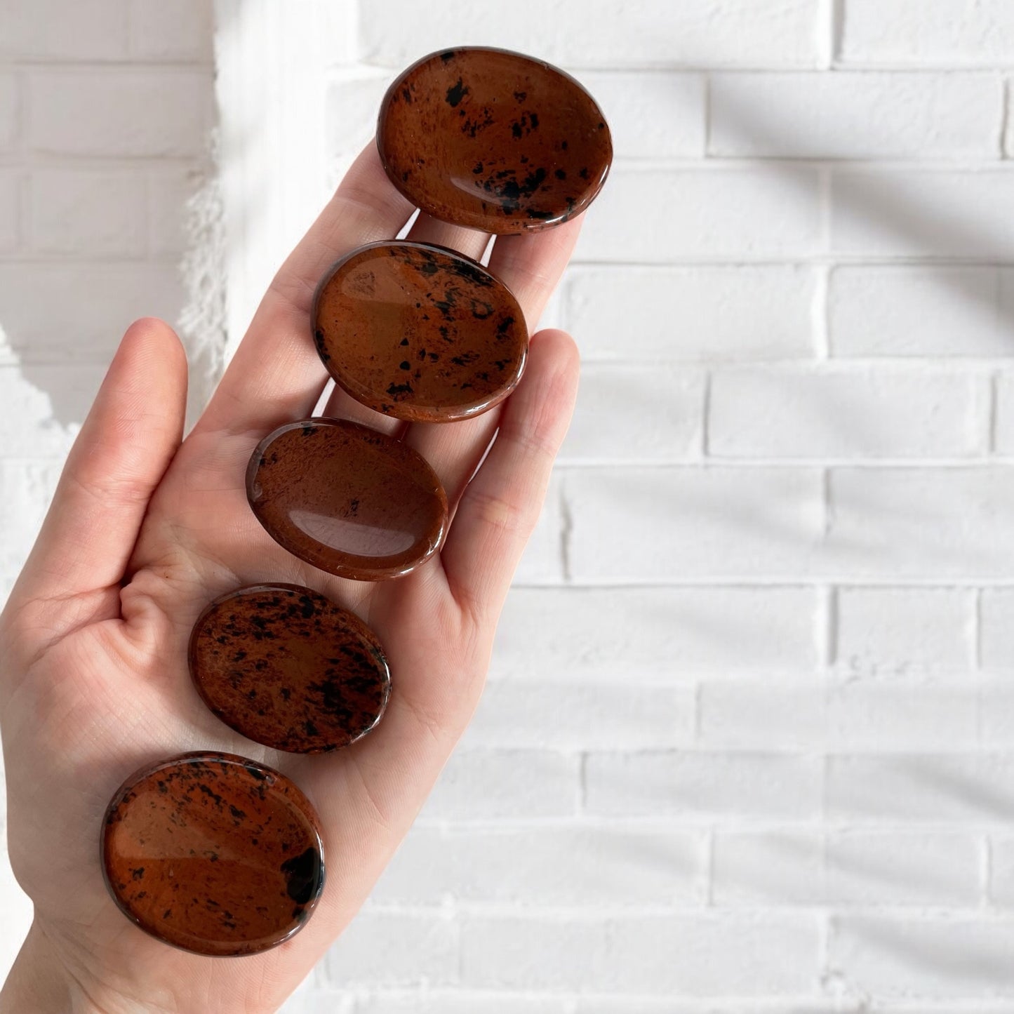 Mahogany Obsidian Thumb/Worry Stone ~ intuitively chosen