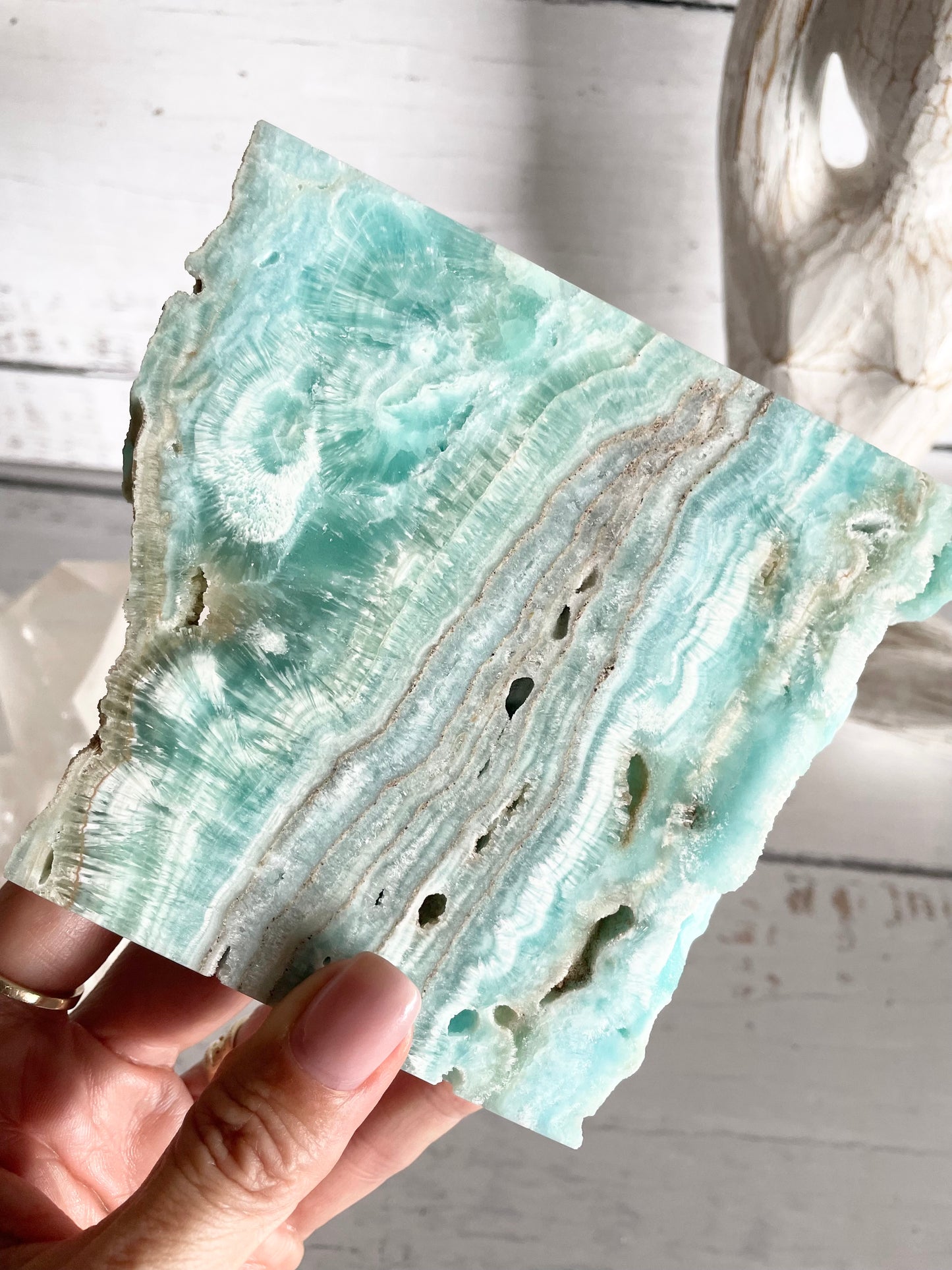 Hemimorphite Slab