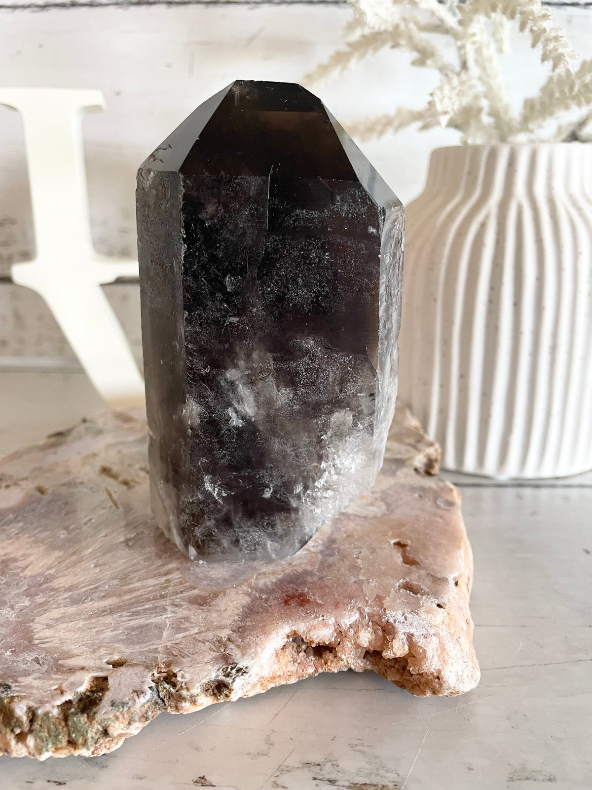 Smoky Quartz Cluster