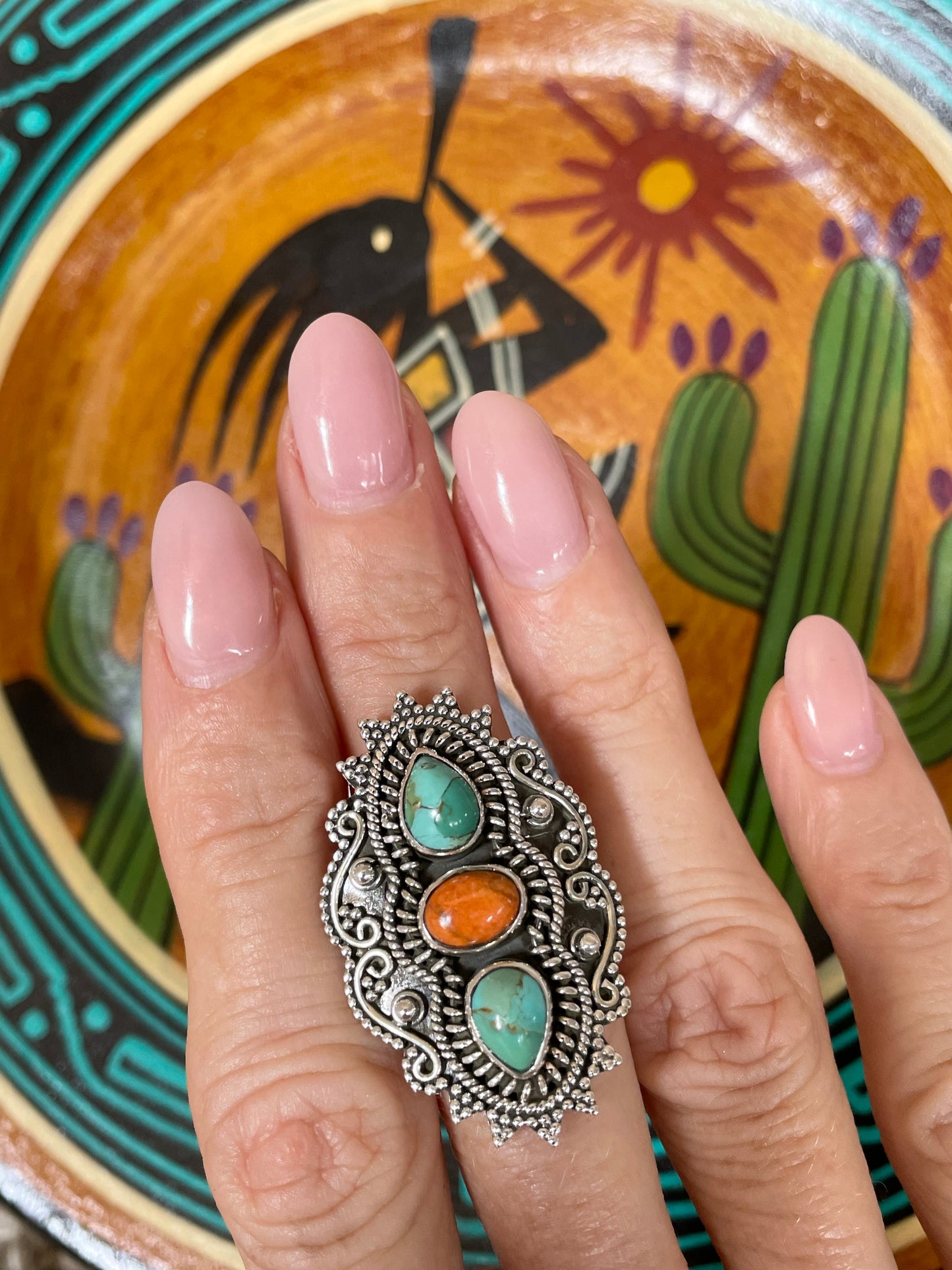 Arizona Turquoise Ring - Size 8