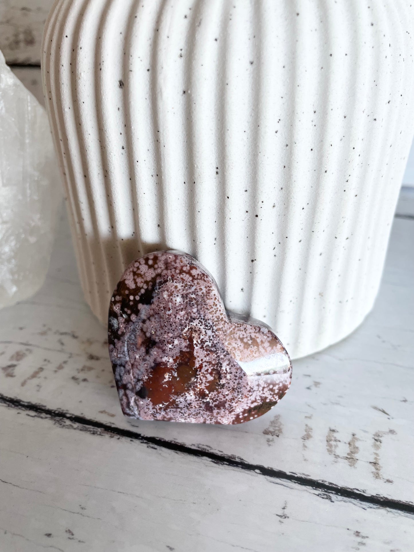 Ocean Jasper Heart