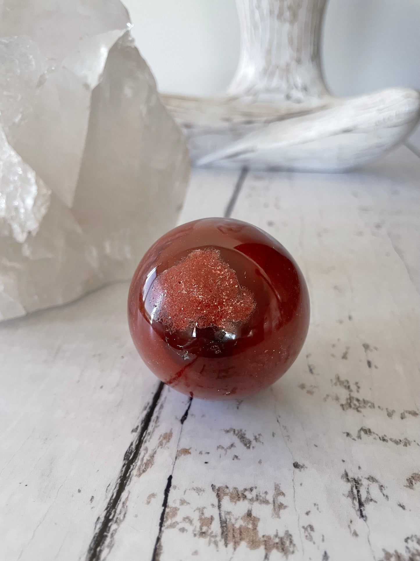 Mookaite Sphere Includes Holder