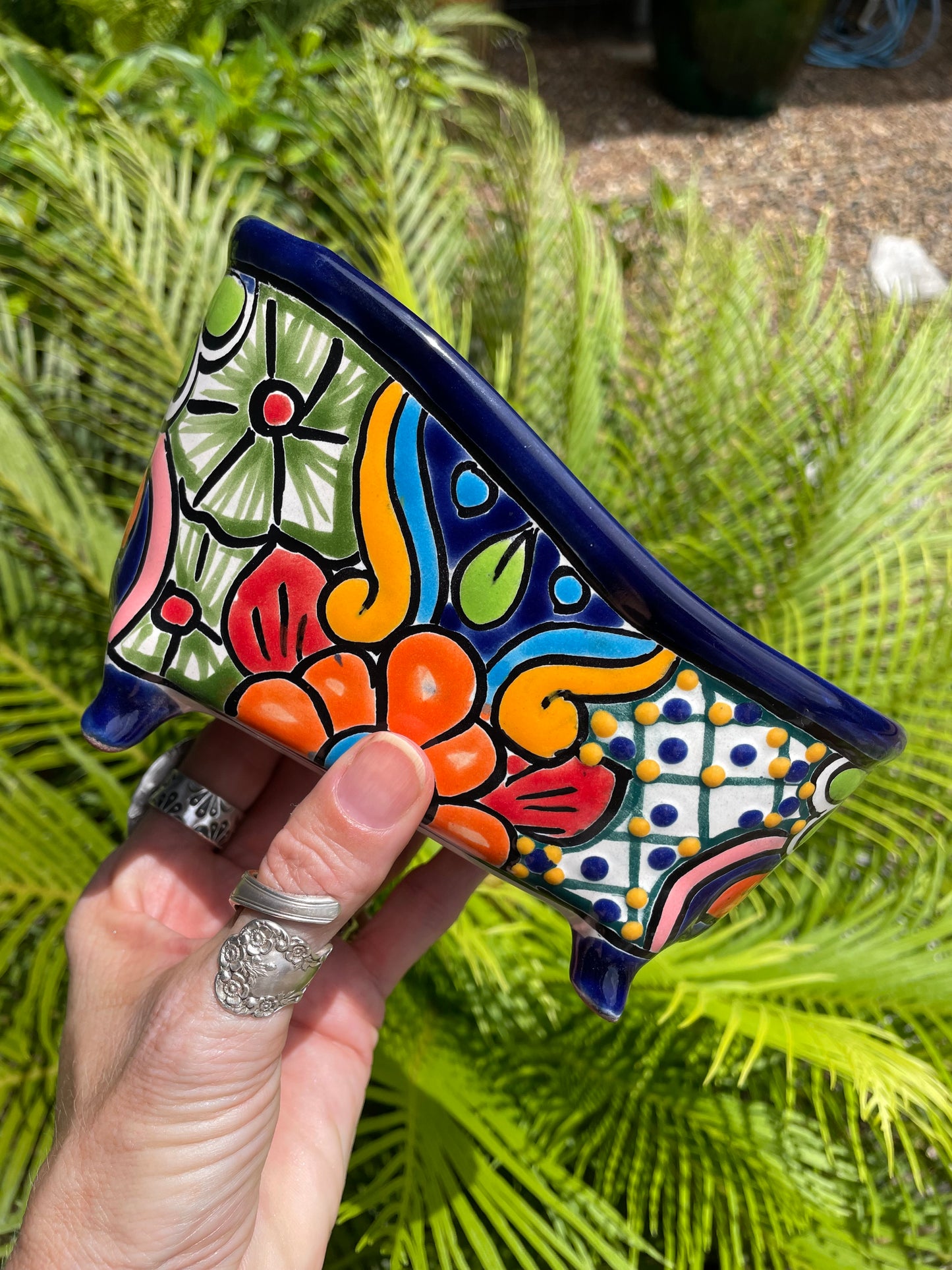 Talavera Mexican Bathtub Planter