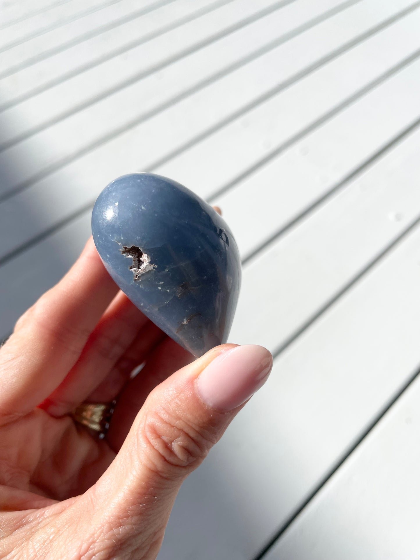 Angelite Heart