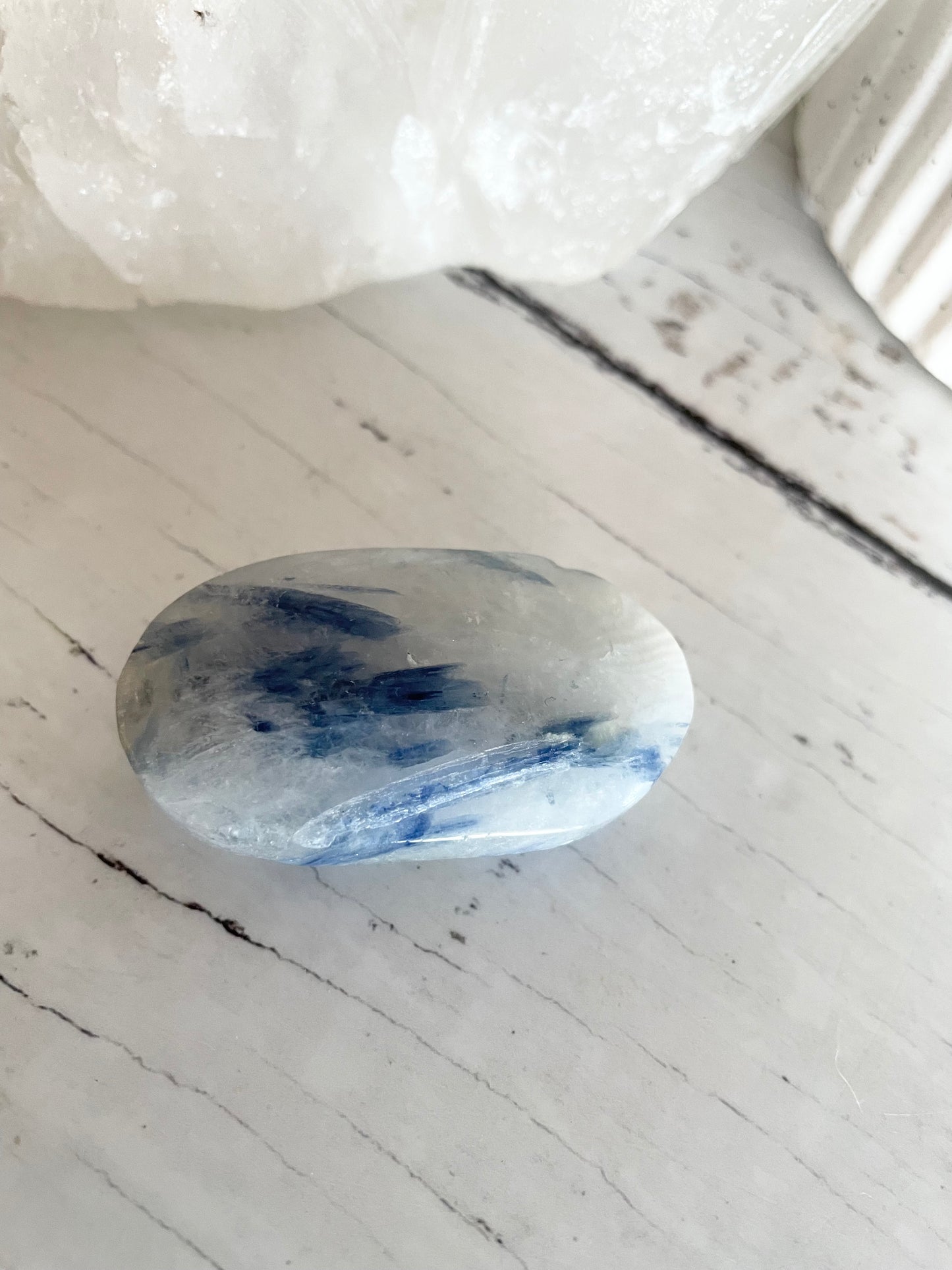 Kyanite Pillow Palm Stone