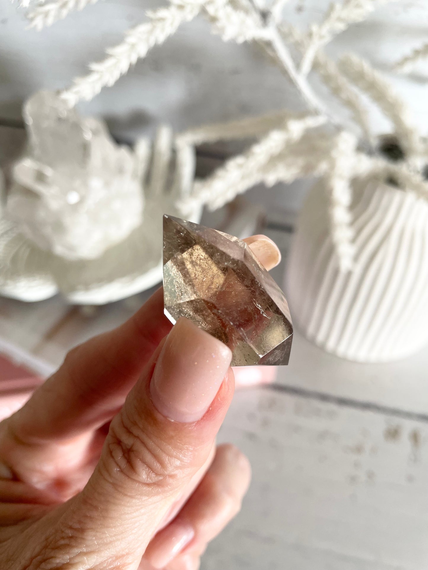 Smoky Quartz Double Termination Point