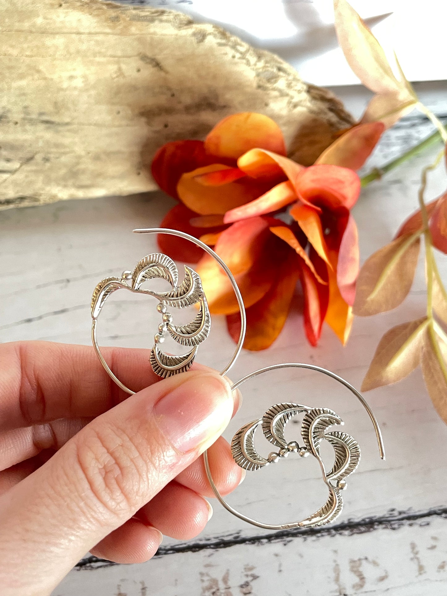 Bohemian Spiral Dangles