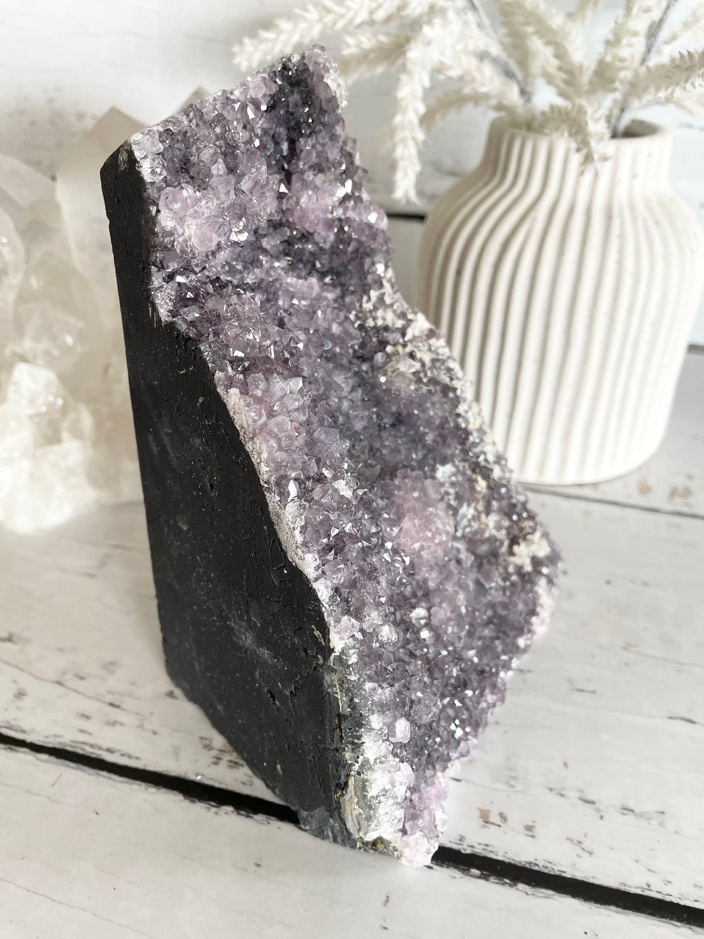 Amethyst Standing Cluster