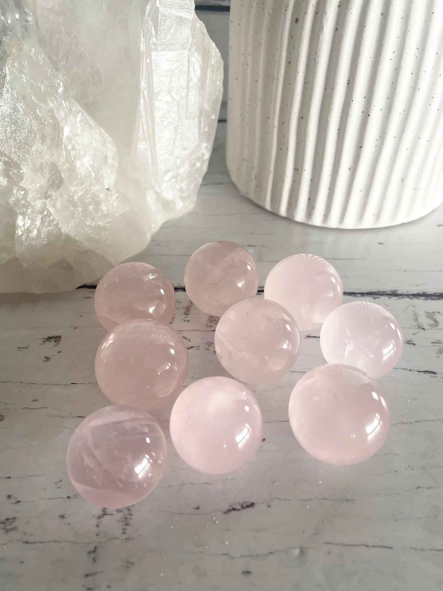 Intuitively Chosen ~ Rose Quartz Sphere