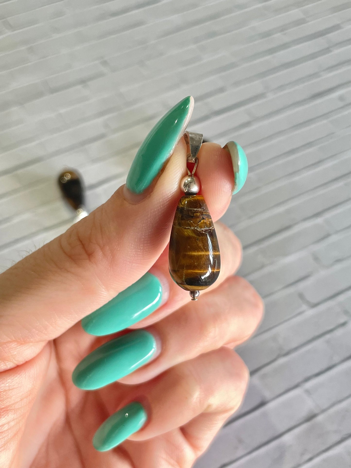 Tigers Eye Set (dangles & pendant)