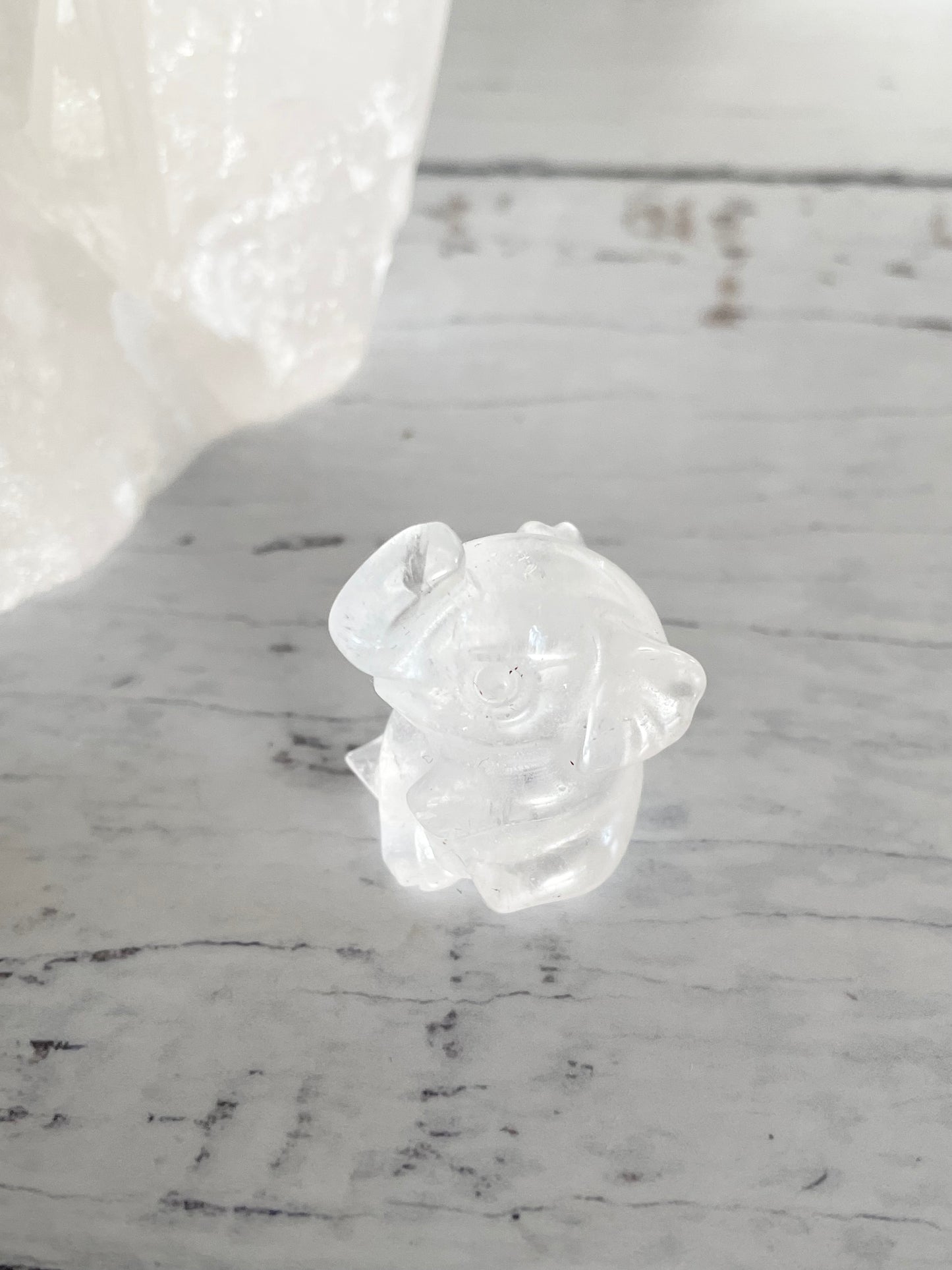 Clear Quartz Elephant