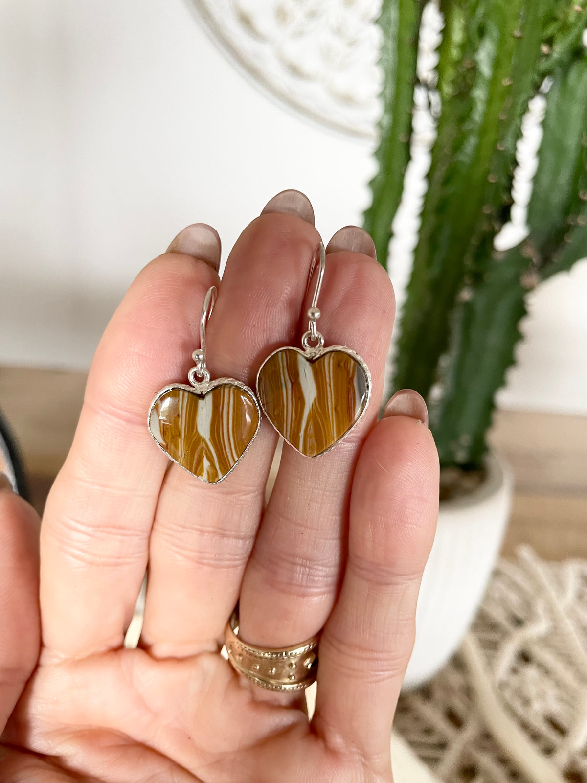 Snakeskin Jasper Dangles