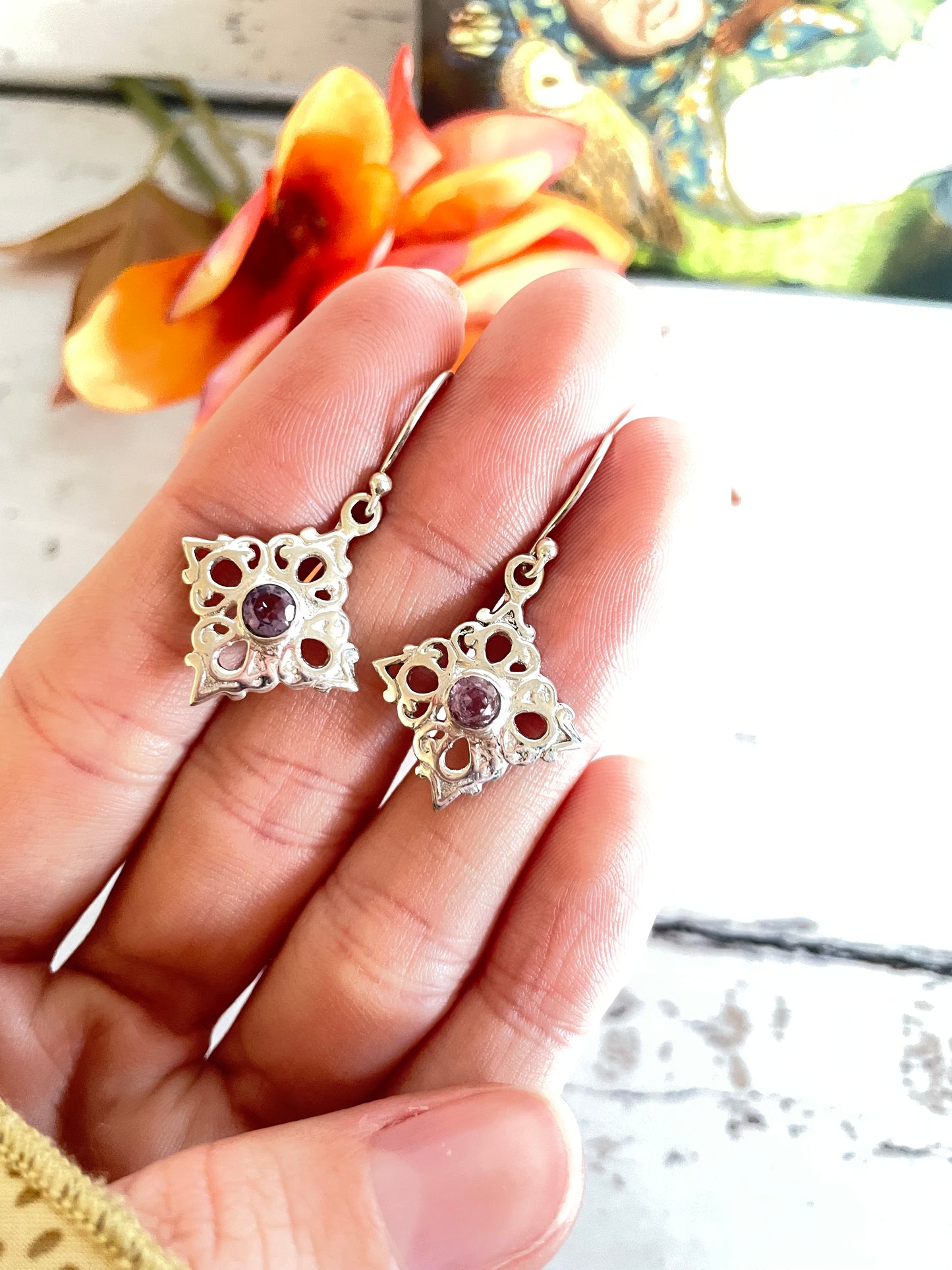 Amethyst Dangles