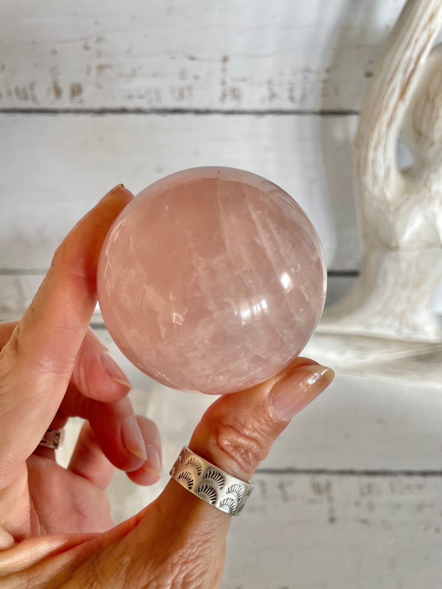 Fire Quartz Sphere Includes Holder