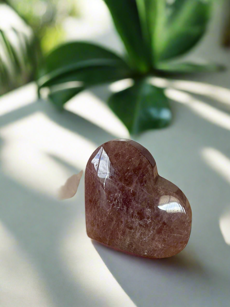 Strawberry Quartz Heart