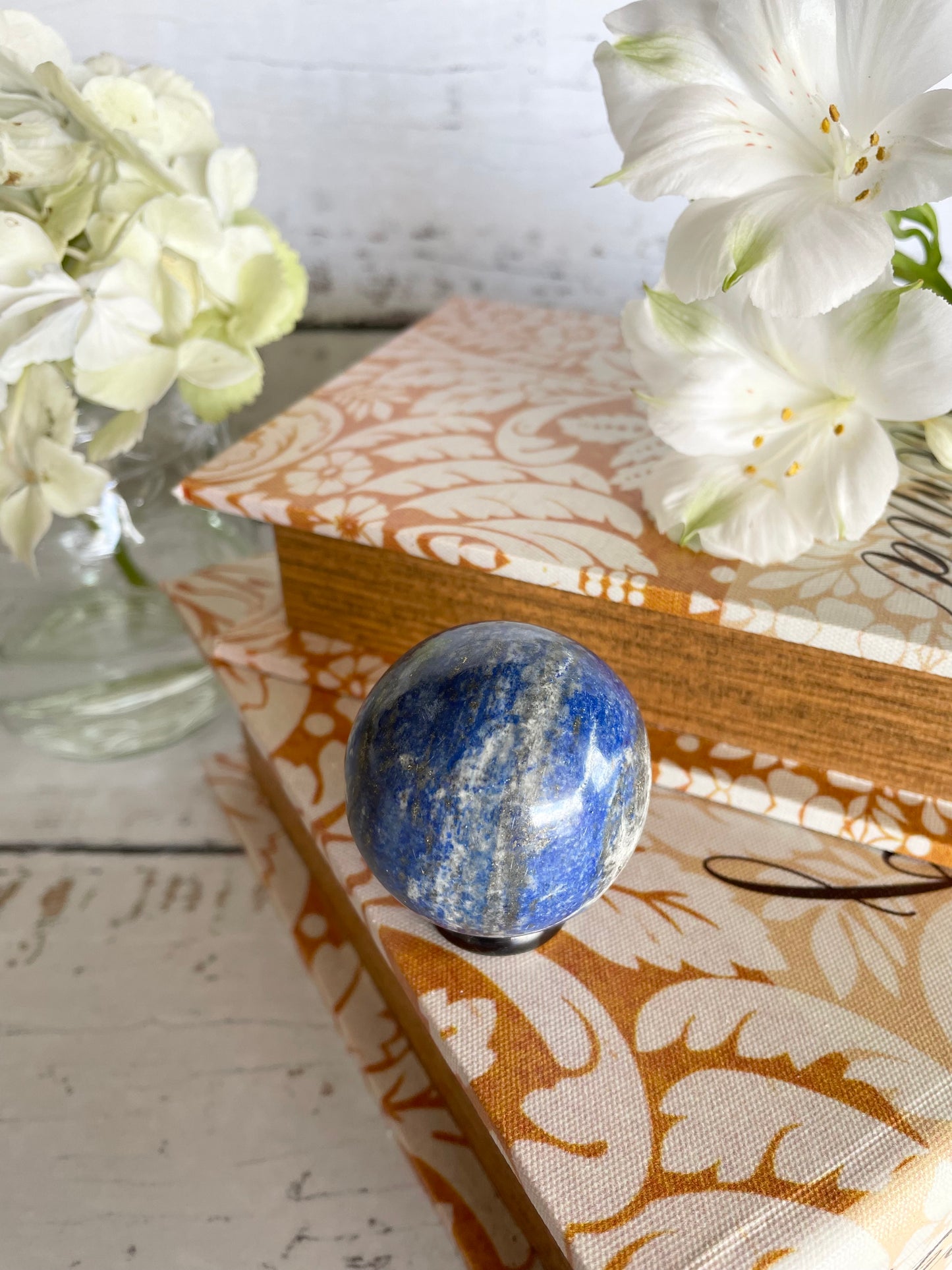Lapis Lazuli Sphere includes holder