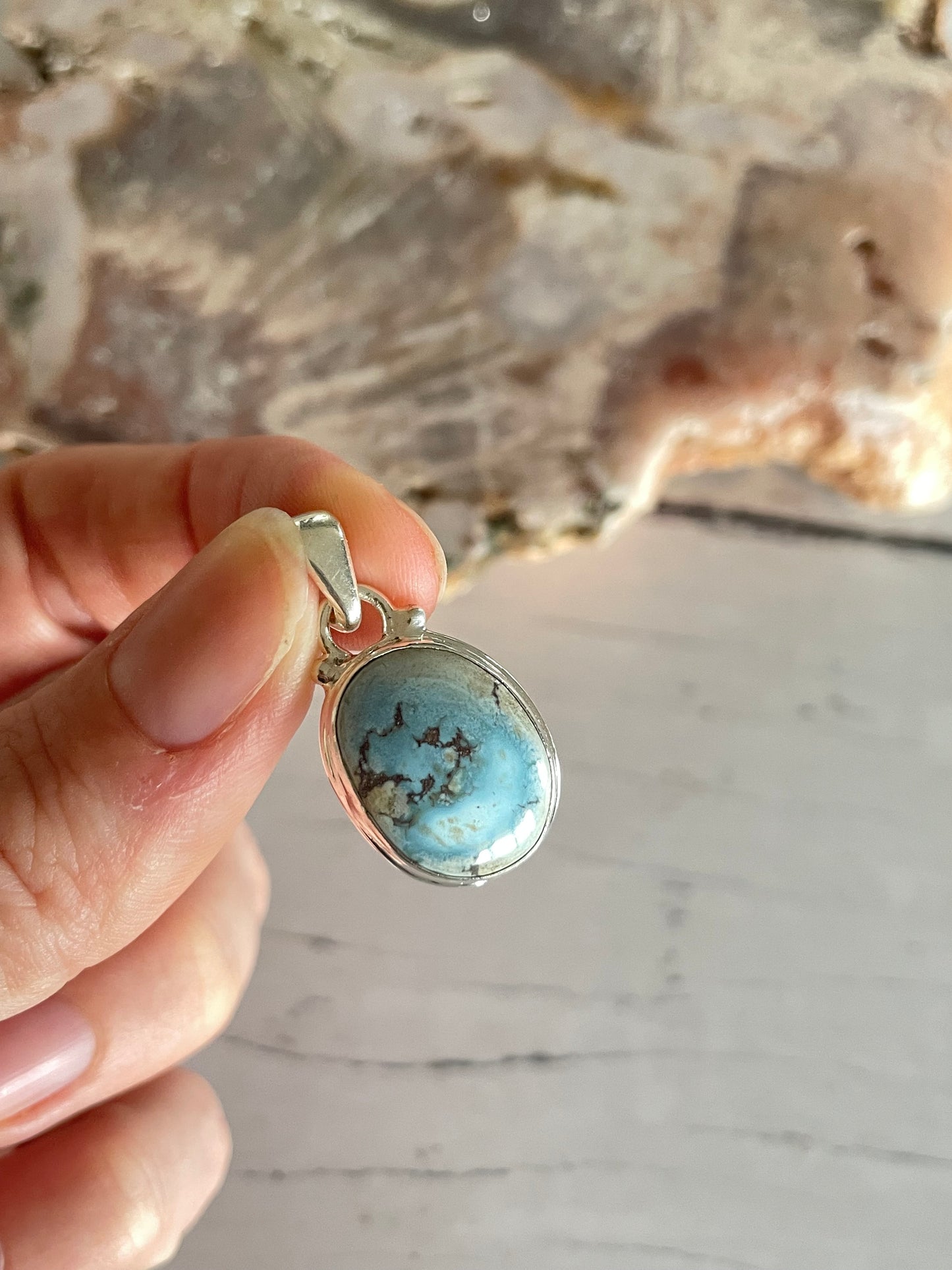 Golden Hill Turquoise Pendant