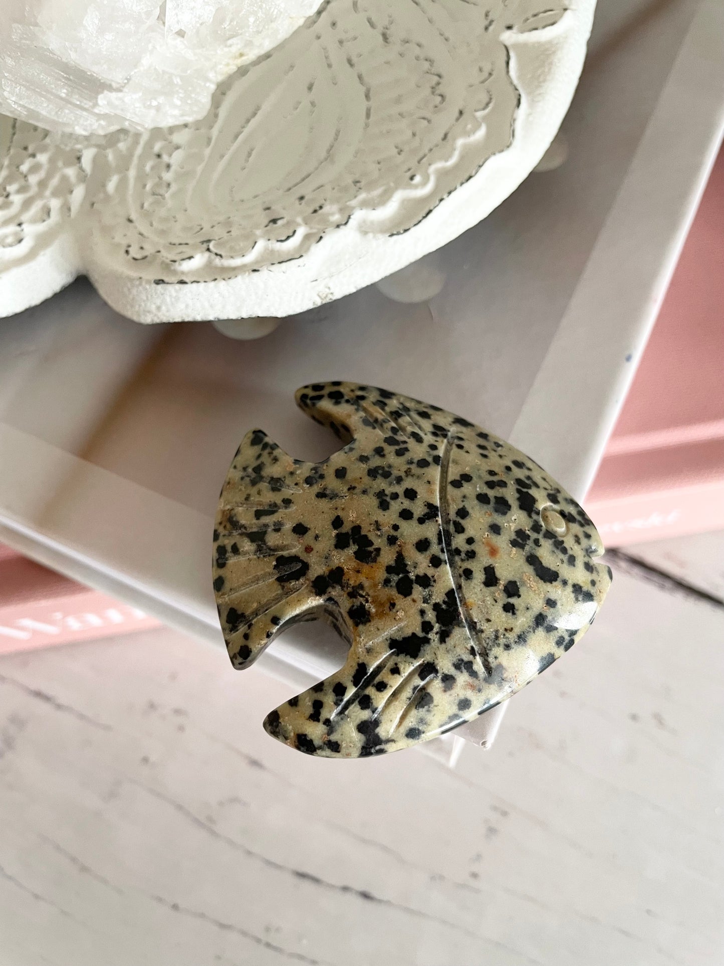 Angel Fish ~ Dalmation Jasper