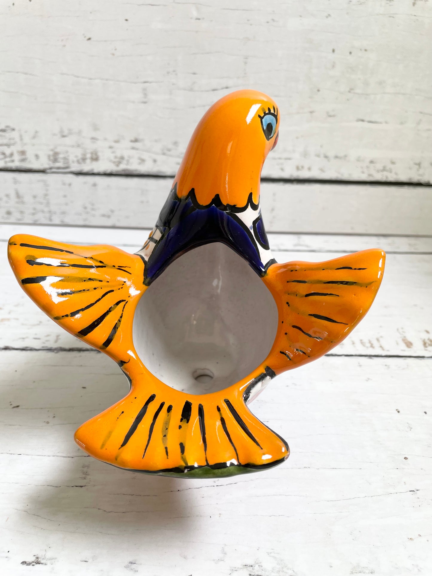 Talavera Mexican Pottery Dove Planter