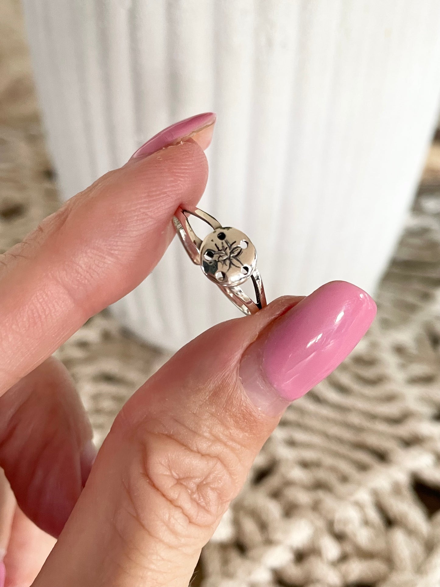 Silver Toe Ring ~ Flower Magick