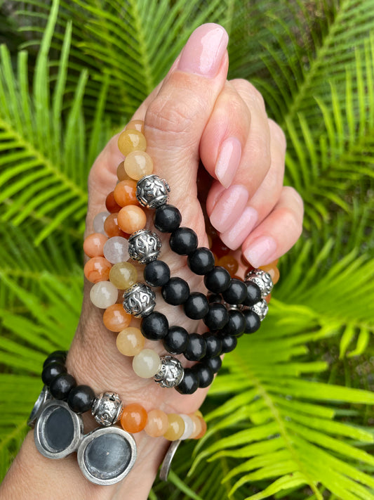 Shungite\Fortune Jade Healing Bracelet