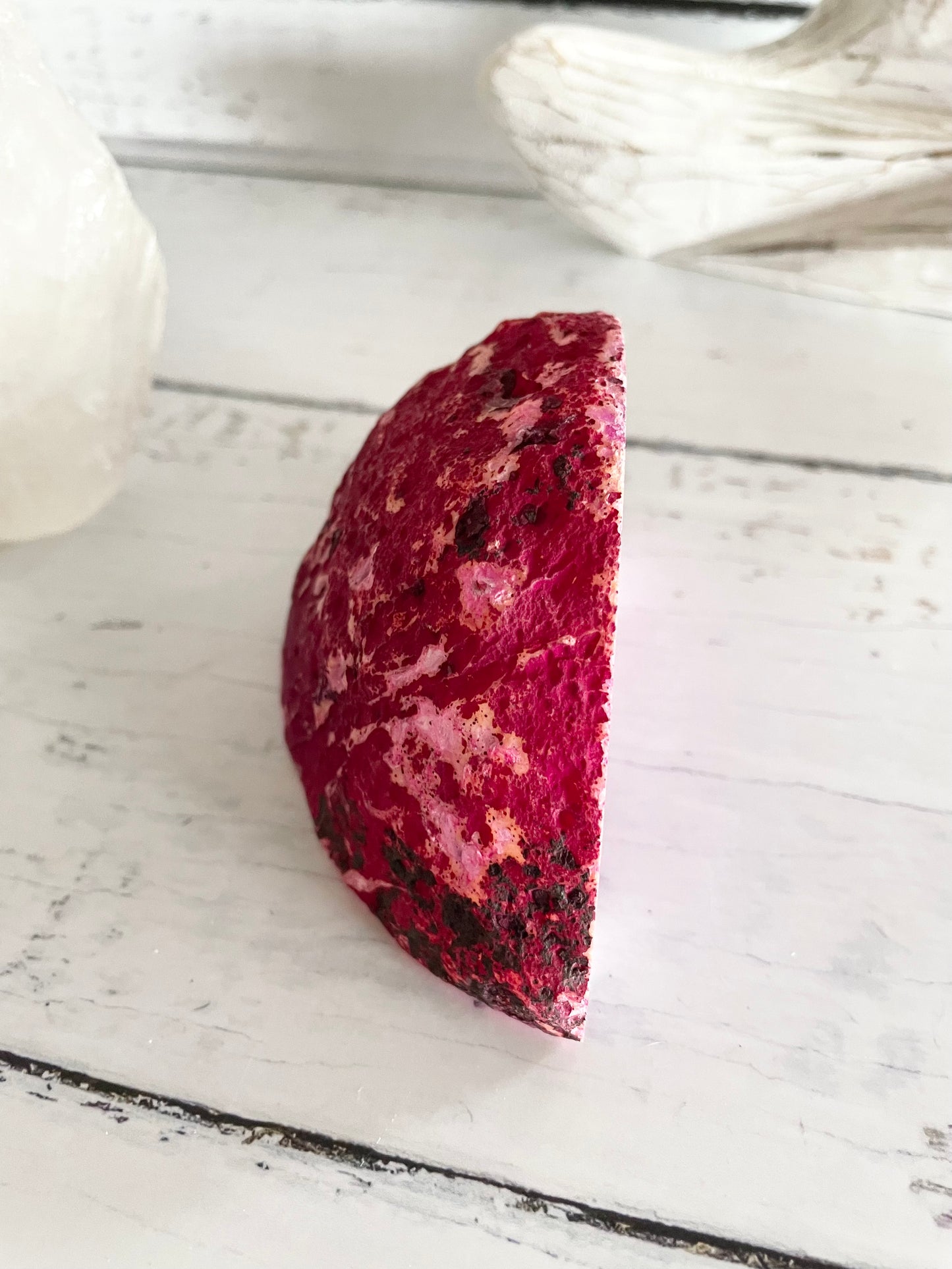 Agate Druzy Geode ~ Pink