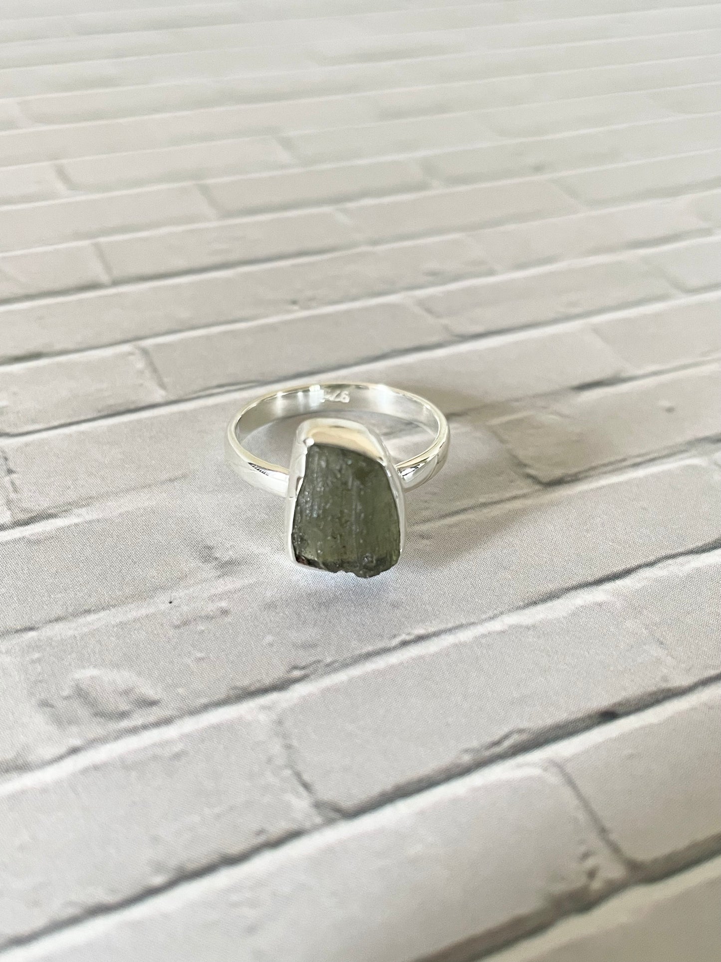 Moldavite Ring ~ size 6