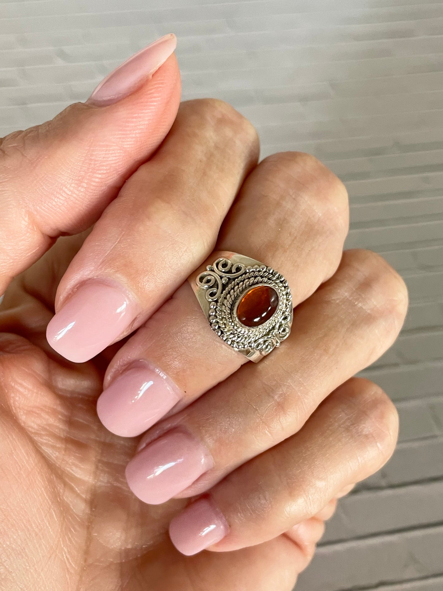 Rubellite Tourmaline Ring ~ size 7.5