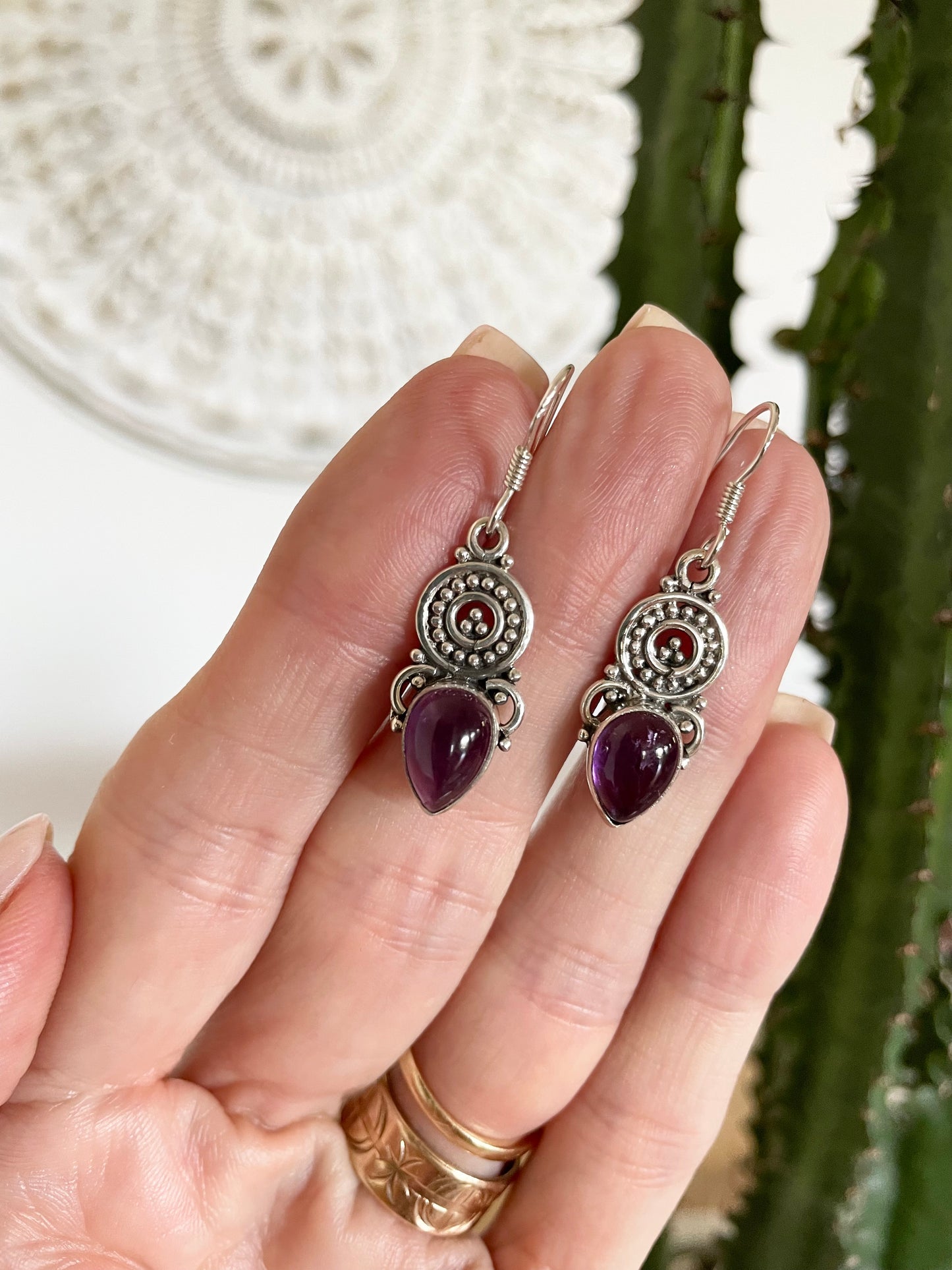 Amethyst Dangles