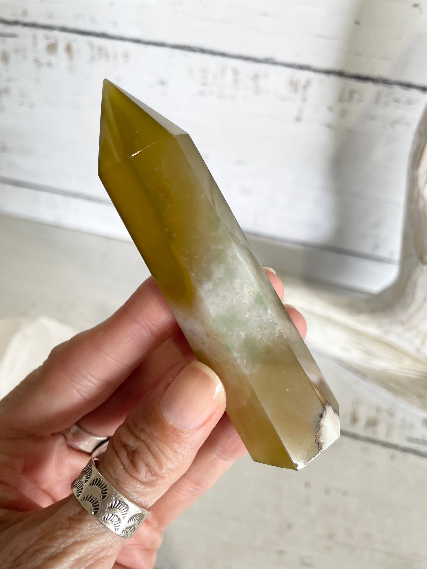 Green Flower Agate Generator