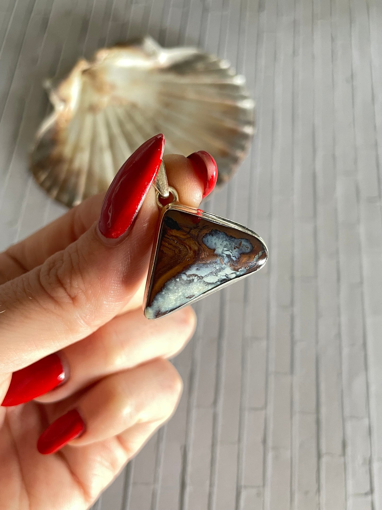 Boulder Opal Pendant