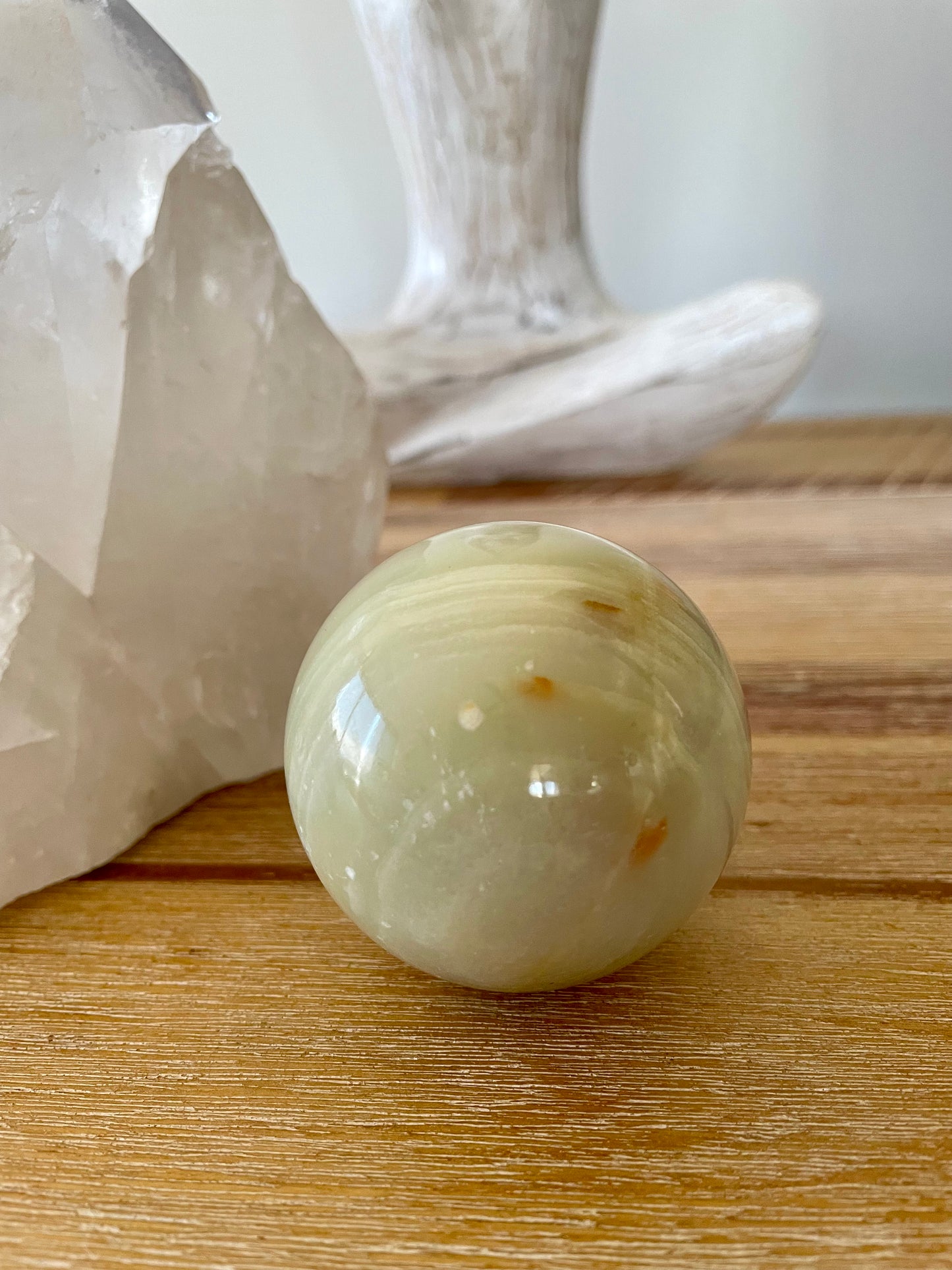 Afghanistan Jade Sphere Includes Holder