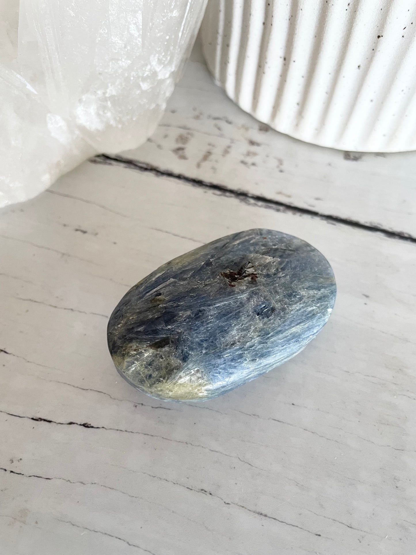 Kyanite Pillow Palm Stone