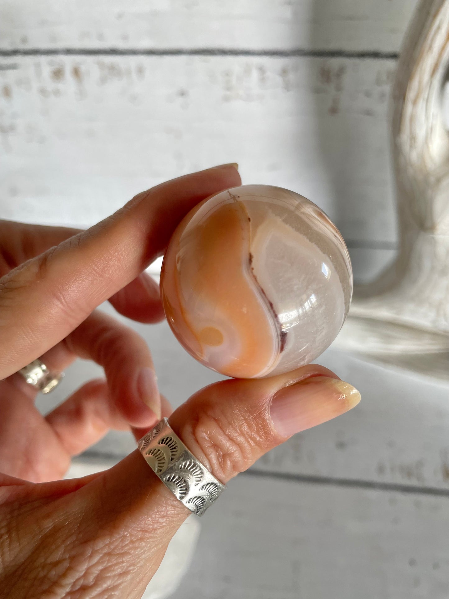 Carnelian Sphere Includes Holder