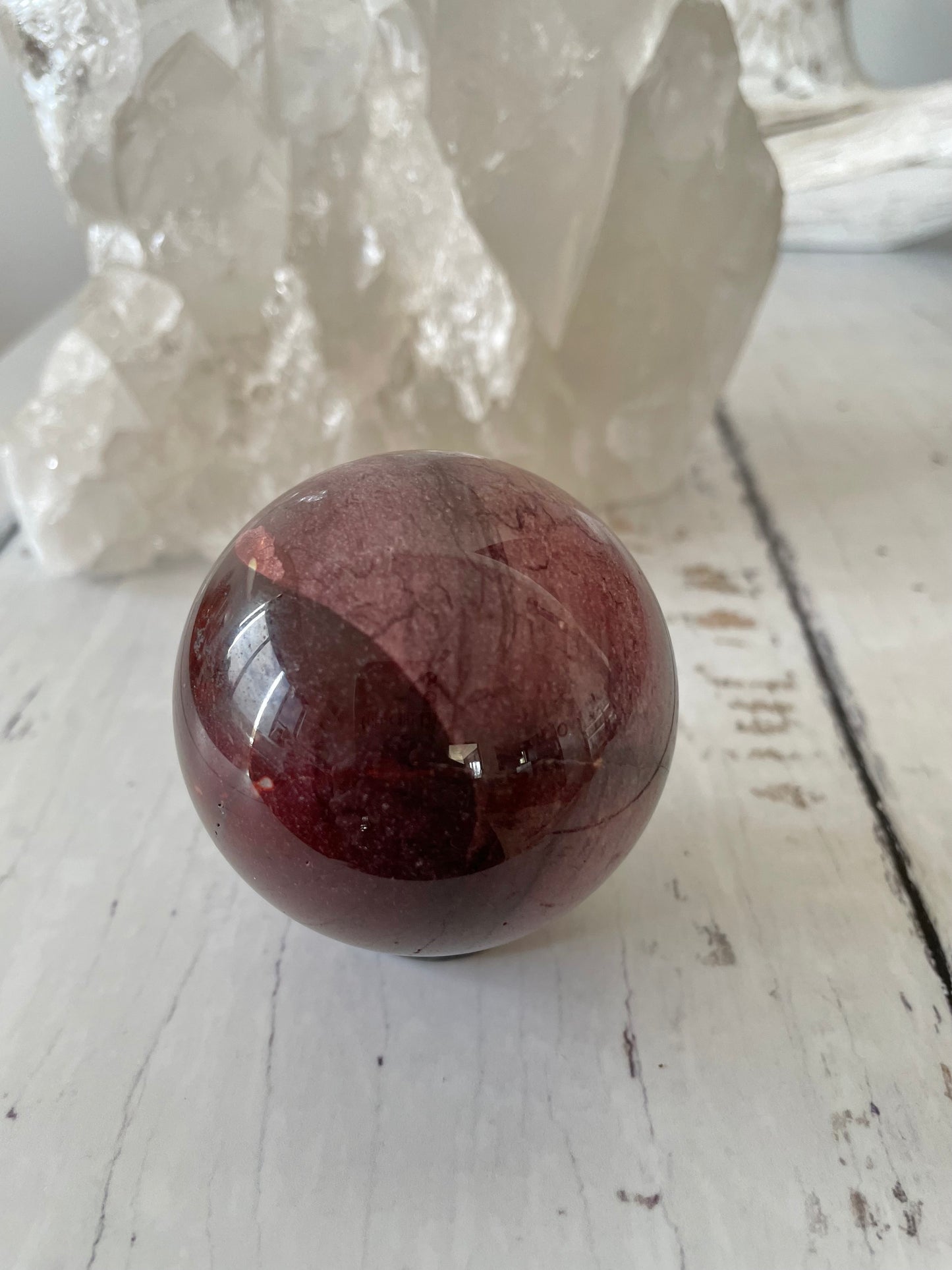 Mookaite Sphere Includes Holder