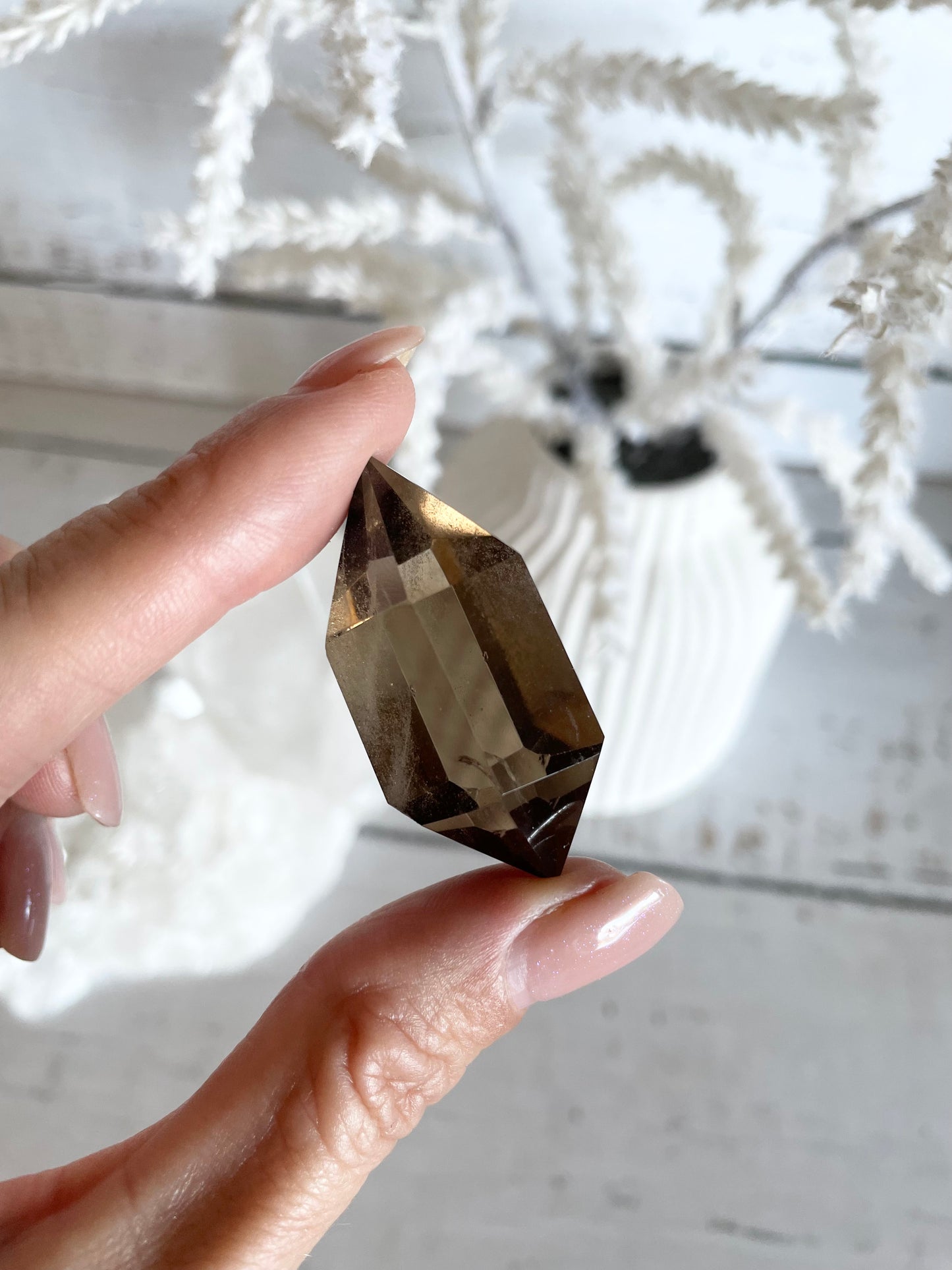 Smoky Quartz Double Termination Point