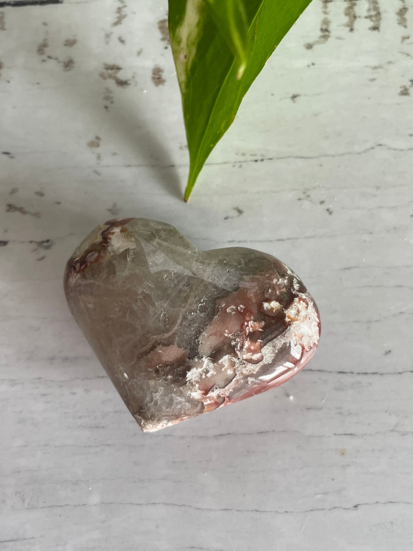 Mexican Agate Heart