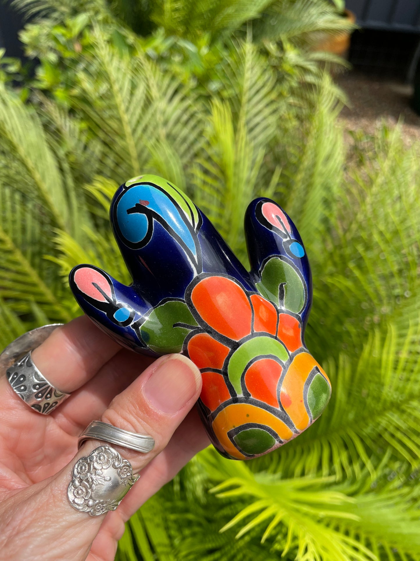 Talavera Pottery Cactus ~ Salt Shaker