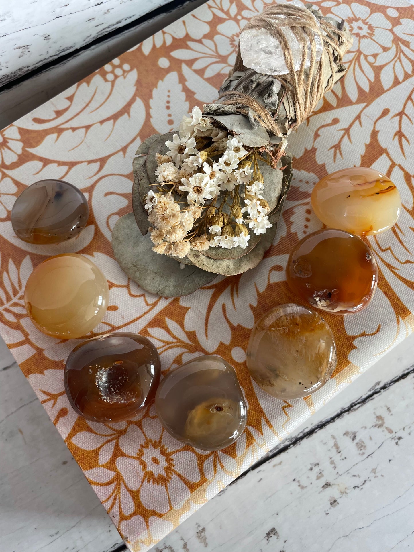 River Agate Thumb/Worry Stone ~ intuitively chosen