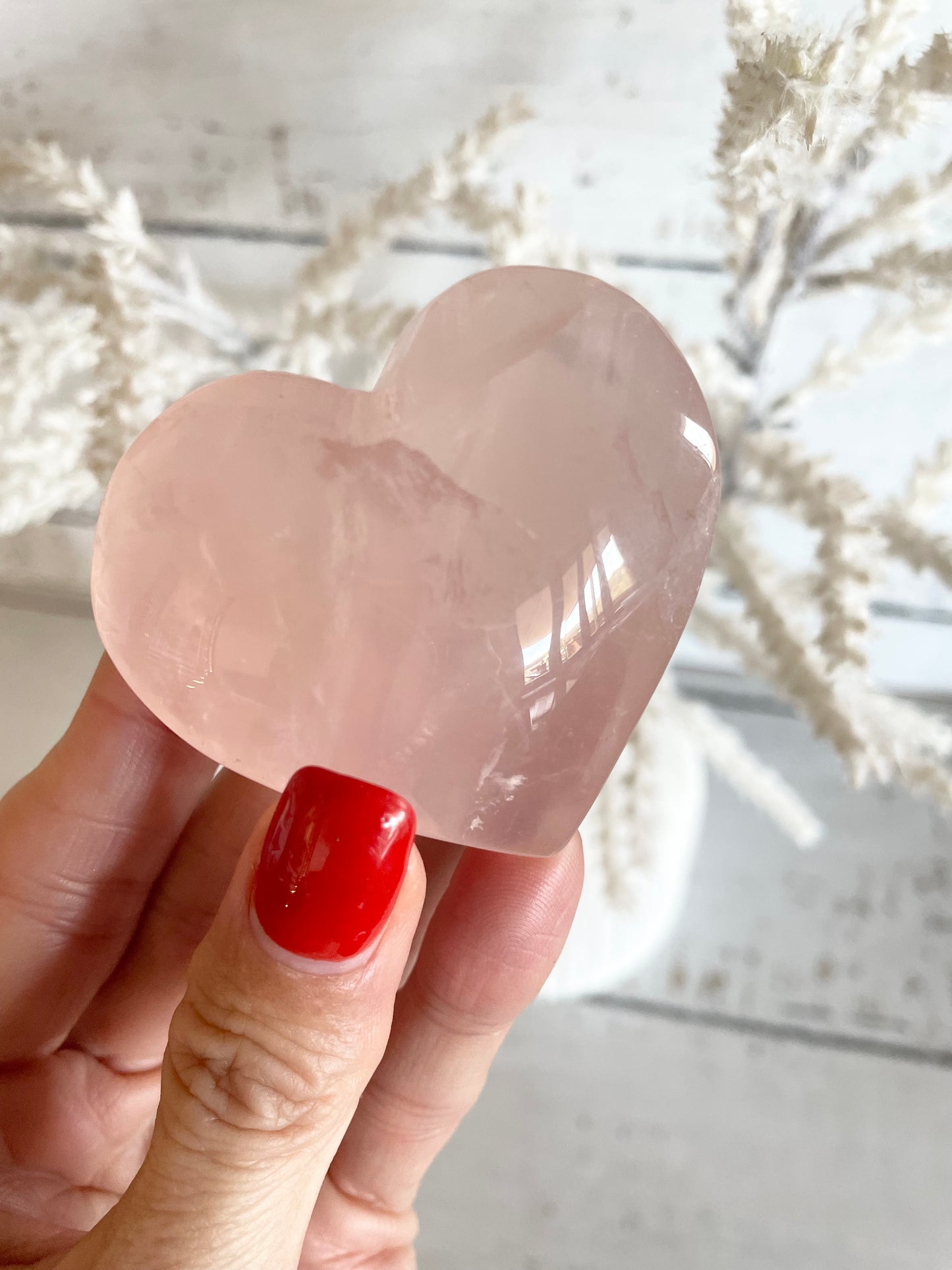 Rose Quartz Heart