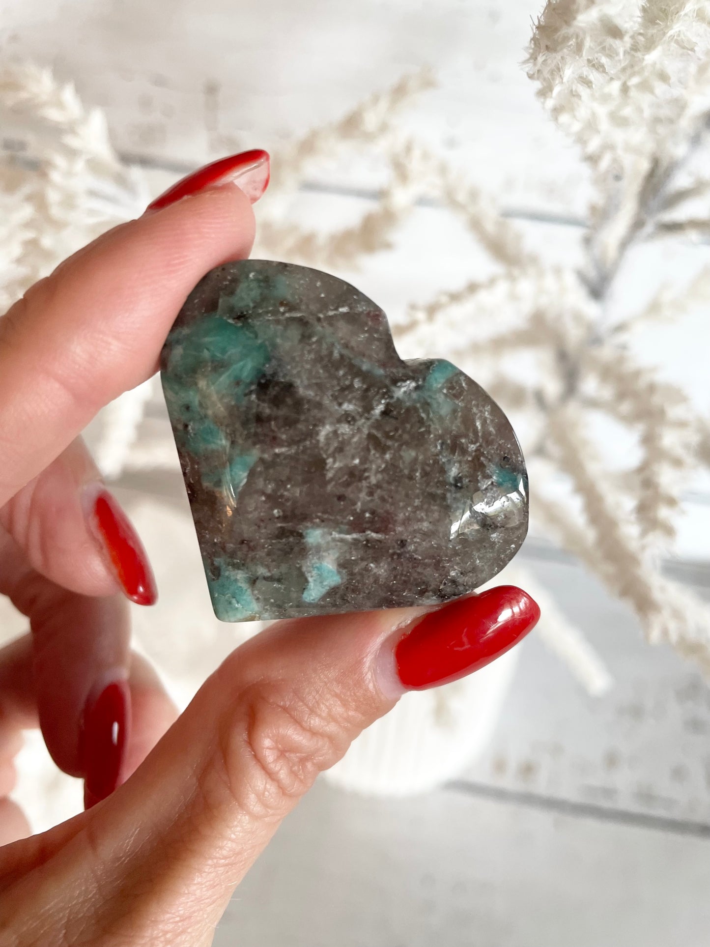 Amazonite Heart