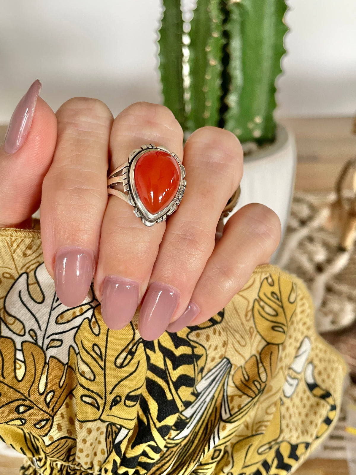 Carnelian Ring ~ Size 7