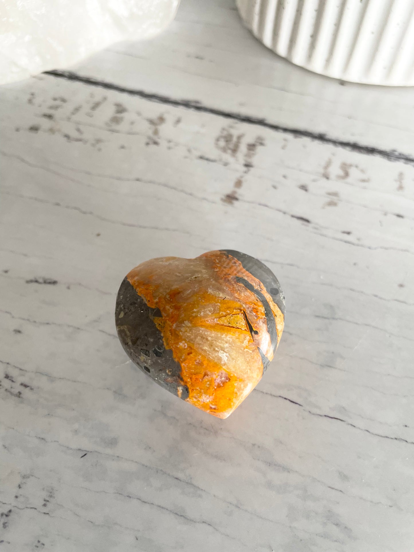 Bumble Bee Jasper Heart