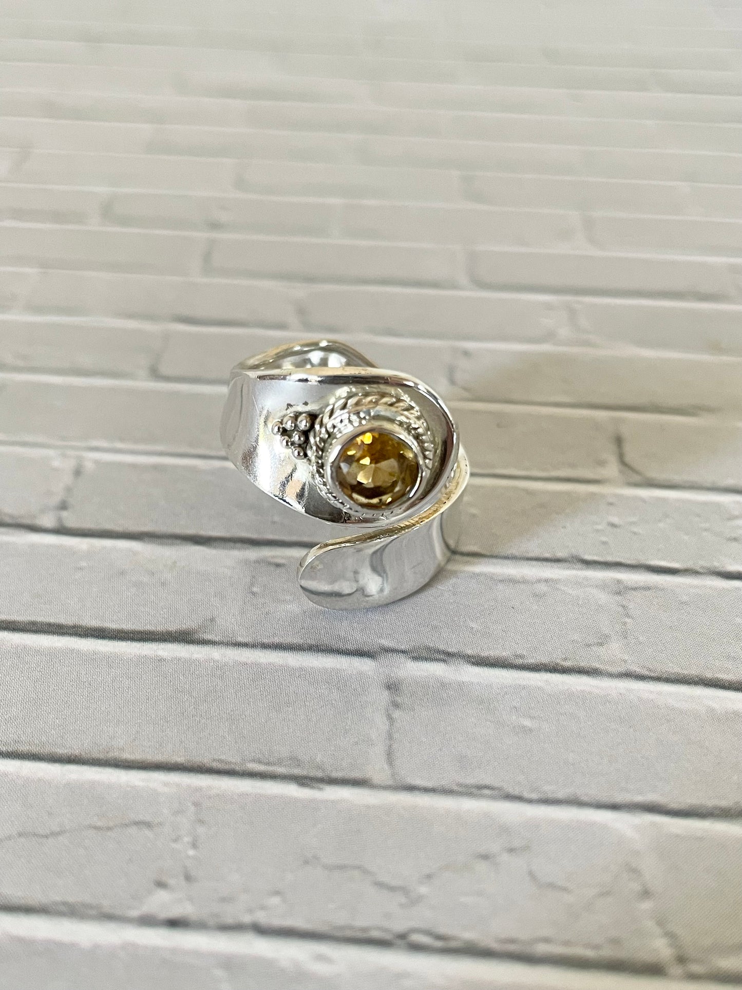 Citrine Ring - adjustable 6-10